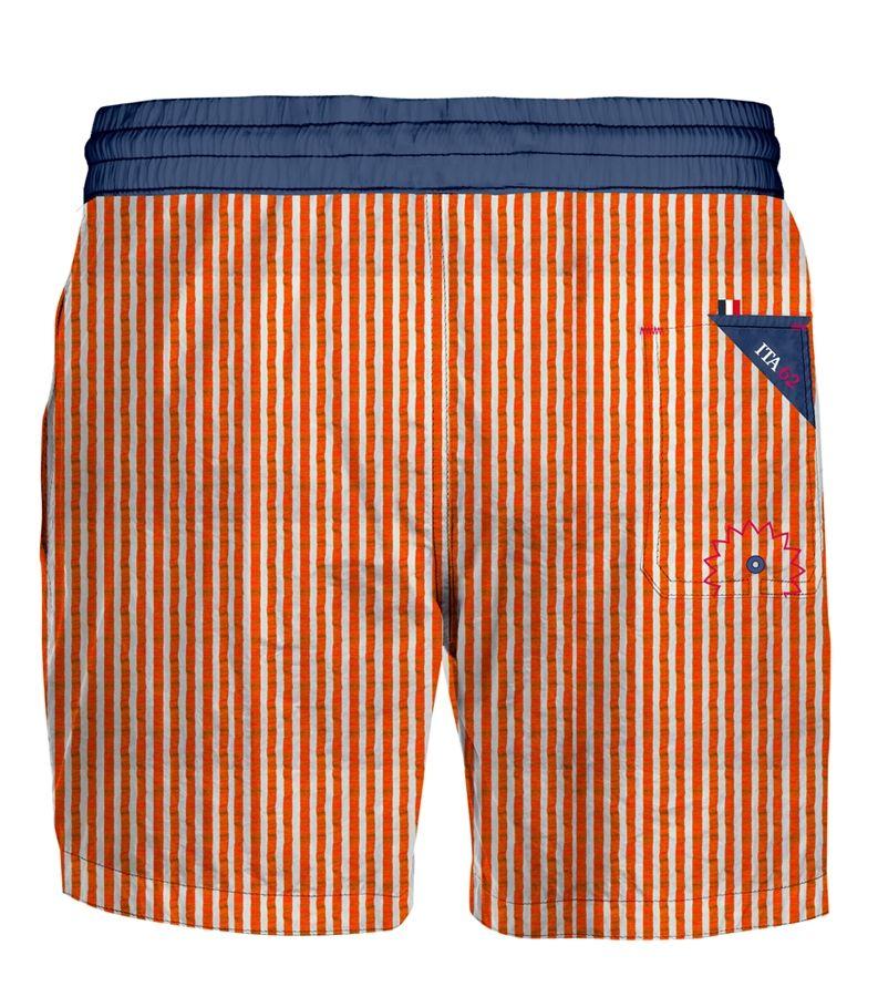 Zeybra COSTUME UOMO YACHTING 074 ORANGE FLUO Qualità Garantita