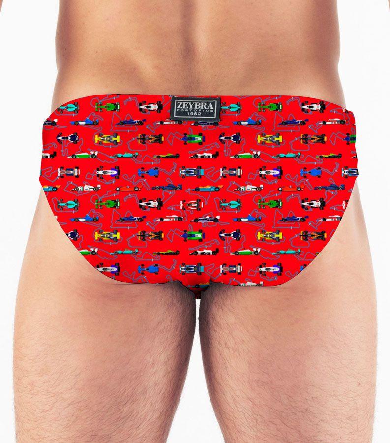 Zeybra SLIP UOMO FORMULA 1 RED RACE In Saldo