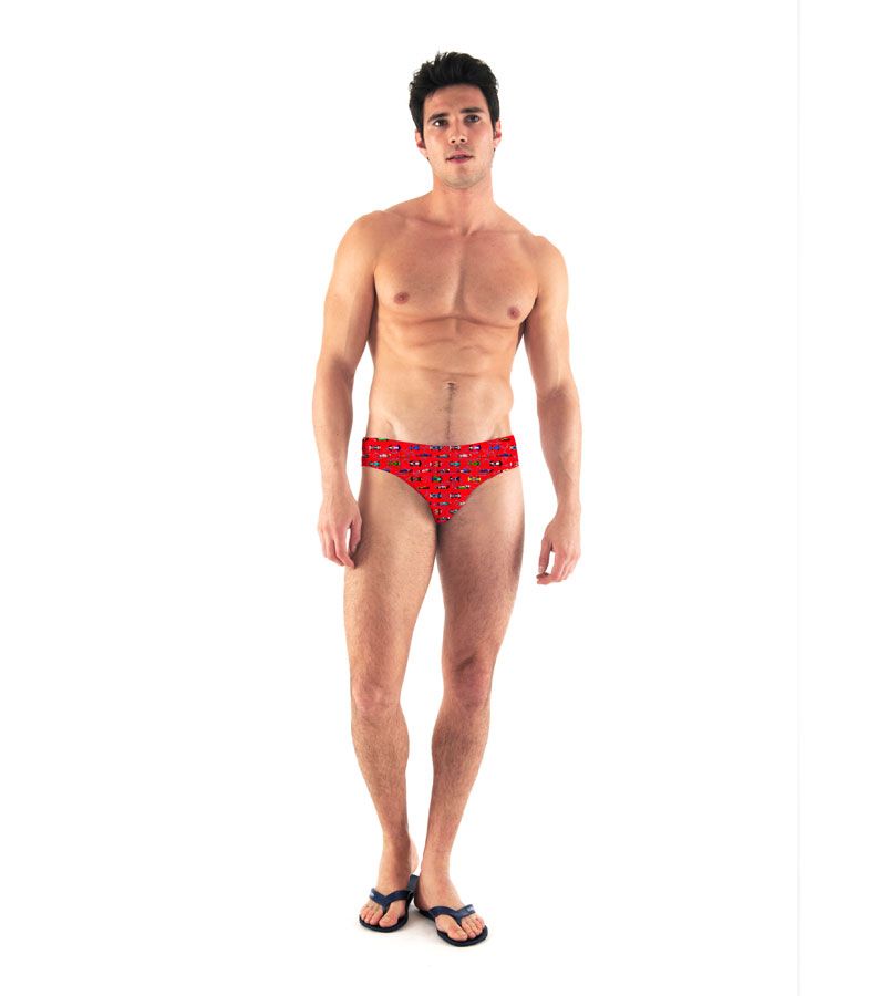 Zeybra SLIP UOMO FORMULA 1 RED RACE In Saldo