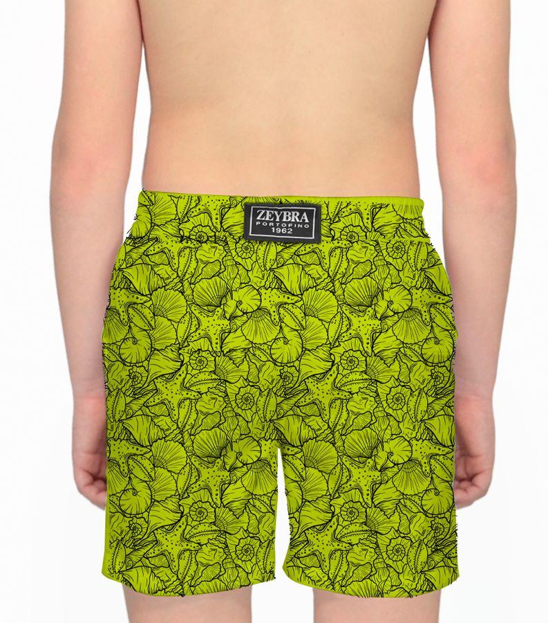 Zeybra COSTUME BAMBINO FLUO PRINT GIALLO FLUO Economico