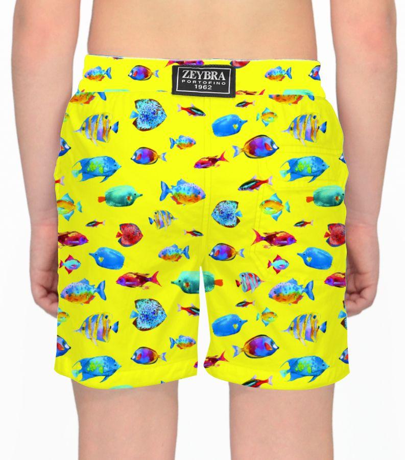 Zeybra COSTUME BAMBINO PESCI GIALLO FLUO Vendita Economica