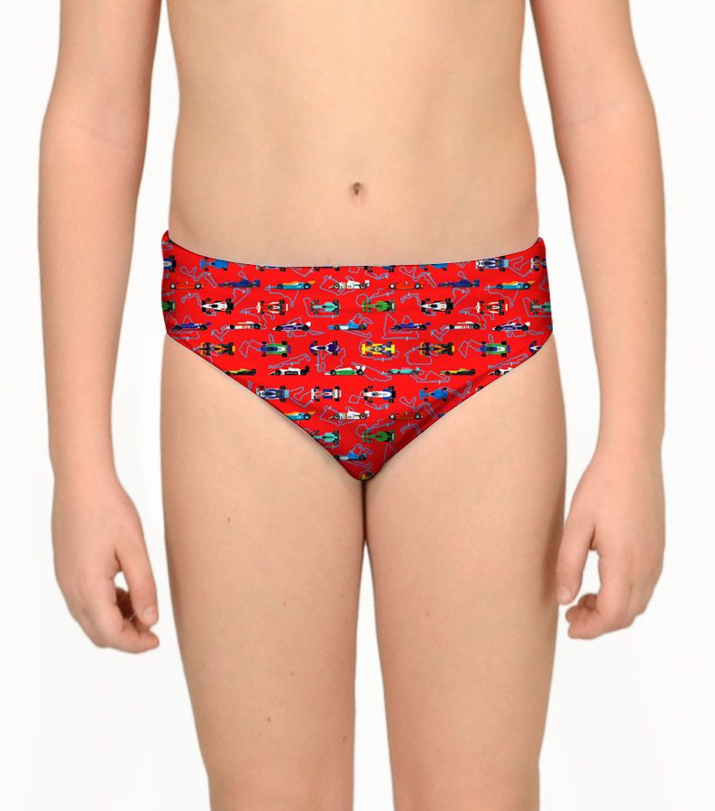 Zeybra SLIP BAMBINO FORMULA 1 RED RACE Negozi Online