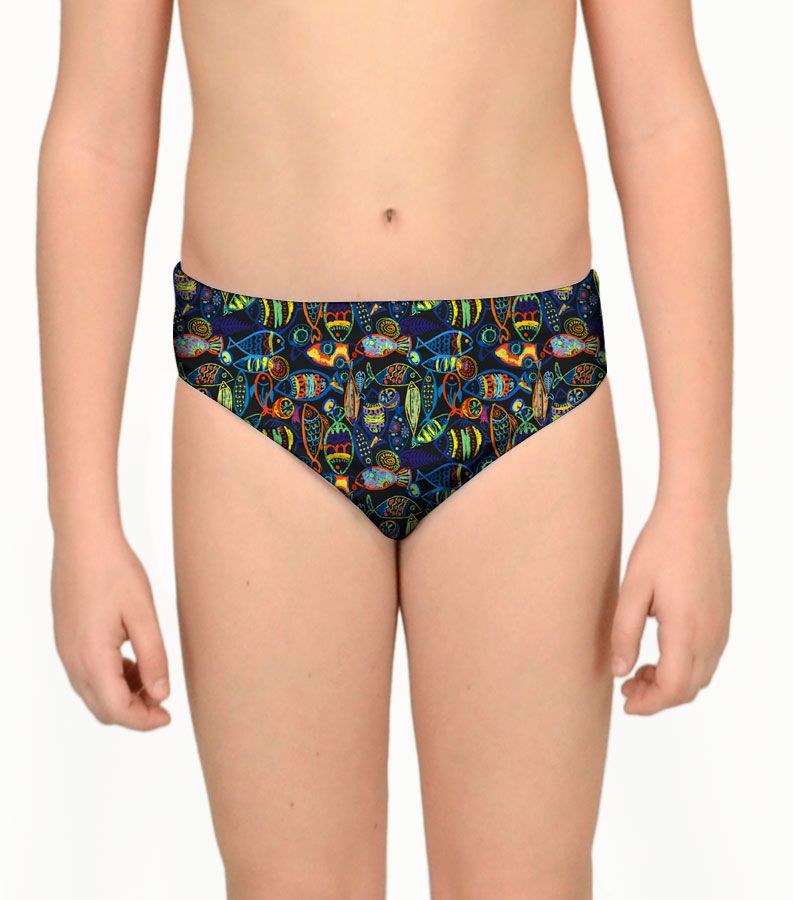 Zeybra SLIP BAMBINO PESCI CRAYON NERO Acquista Ora