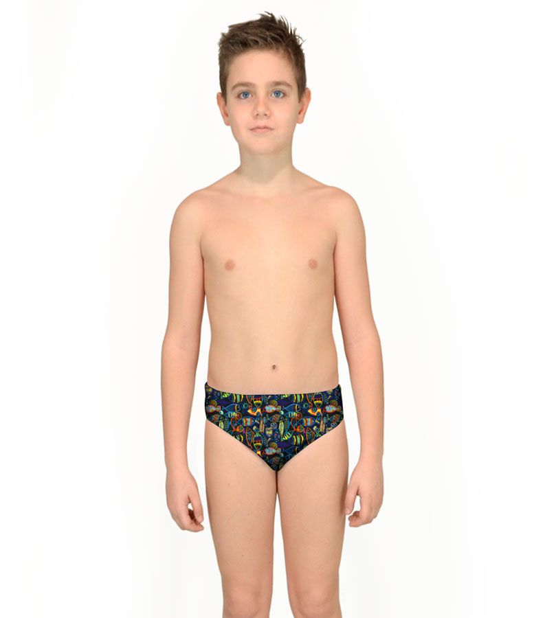Zeybra SLIP BAMBINO PESCI CRAYON NERO Acquista Ora