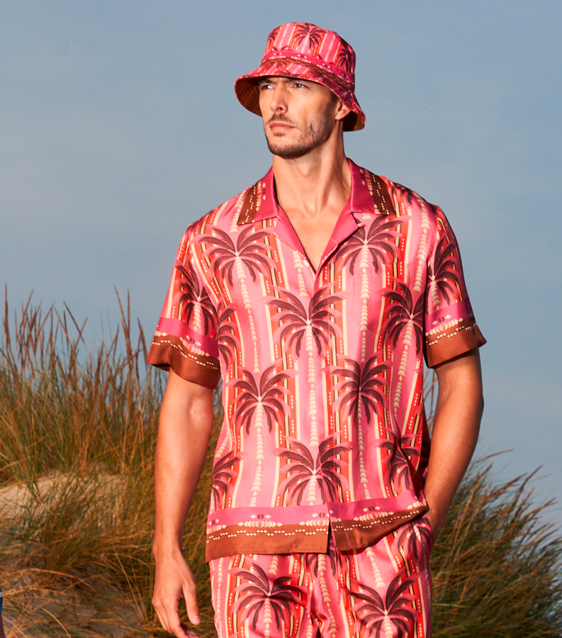 Zeybra CAPPELLO DA PESCATORE UNISEX PALME Sottocosto
