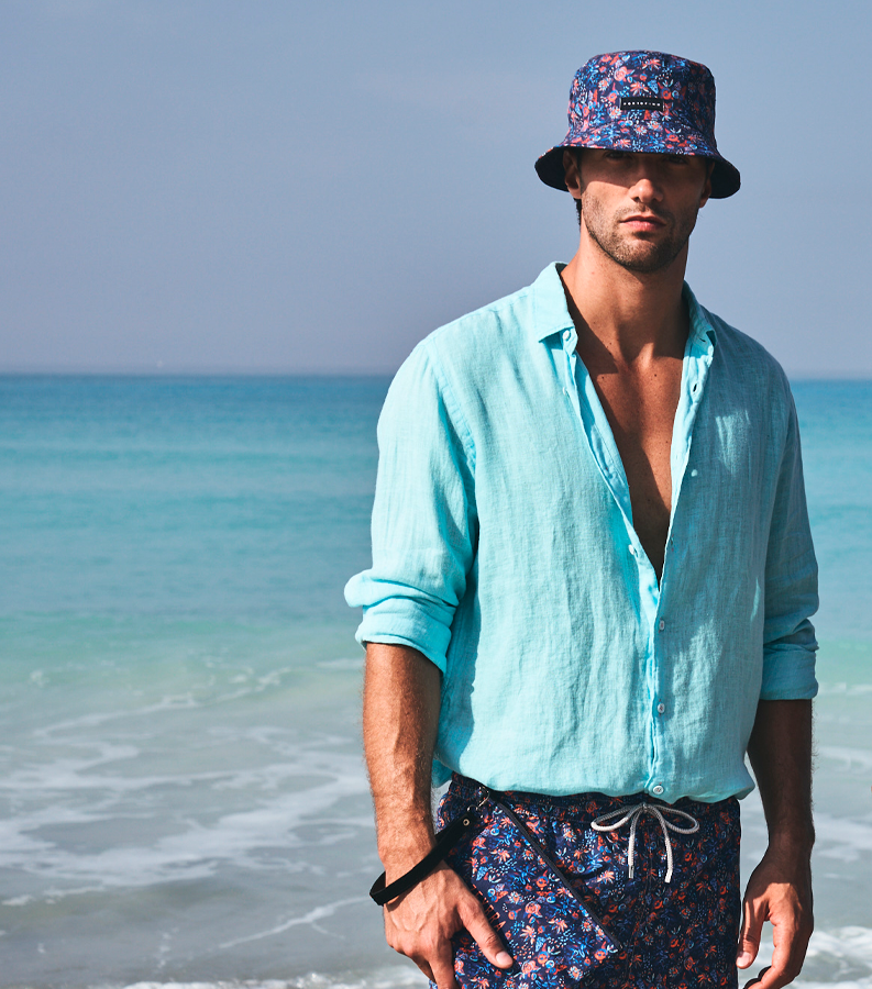 Zeybra CAPPELLO DA PESCATORE UNISEX FIORI FLUO Novità