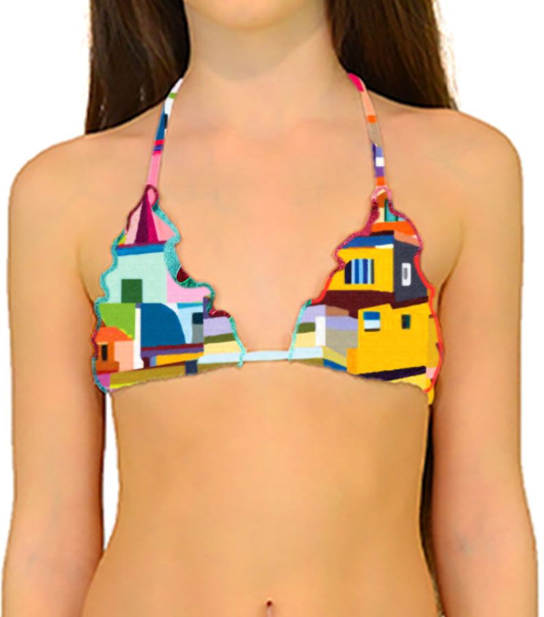Zeybra TRIANGOLO BAMBINA REVERSIBILE AMALFI GIALLO I Più Venduti