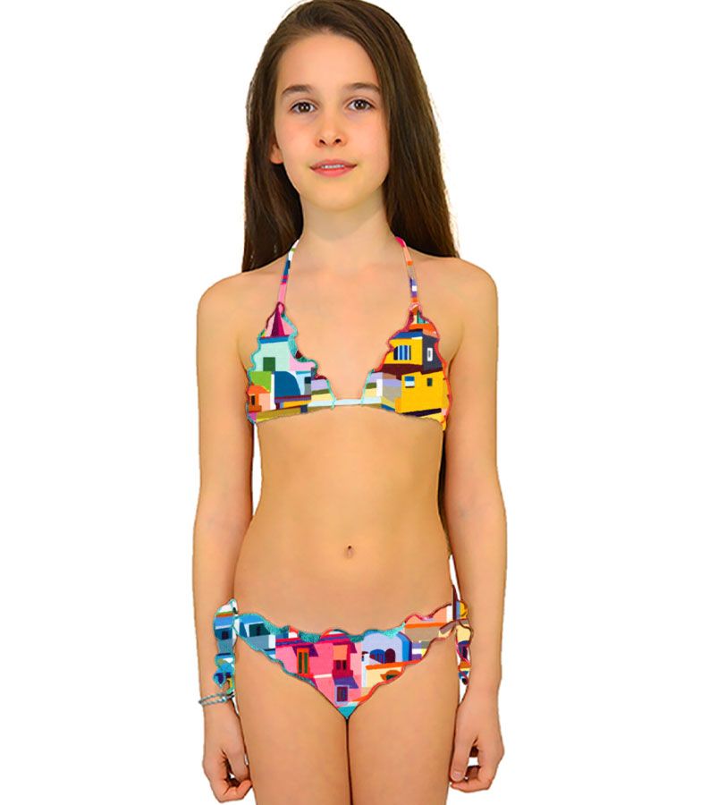 Zeybra TRIANGOLO BAMBINA REVERSIBILE AMALFI GIALLO I Più Venduti