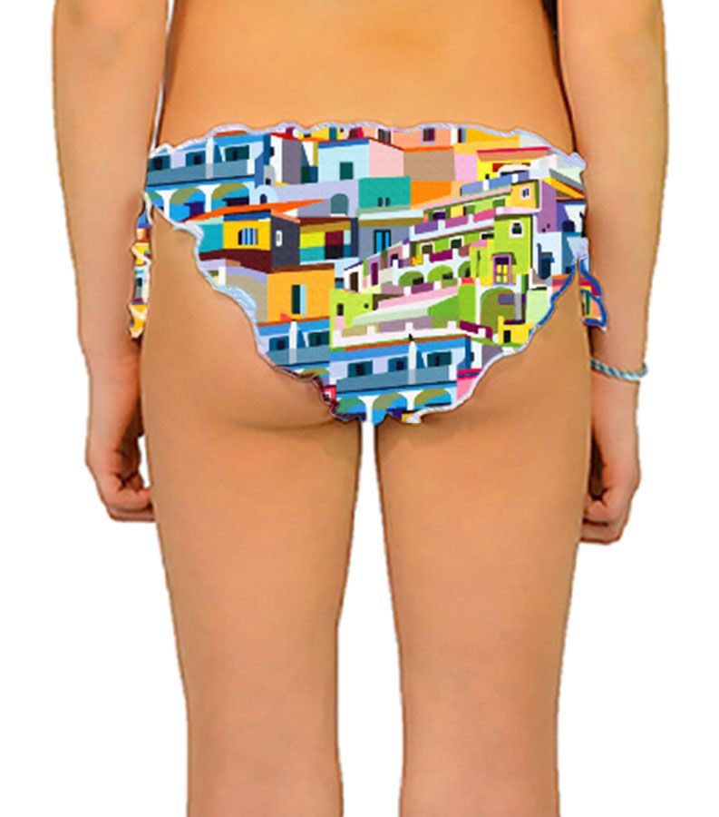 Zeybra SLIP BAMBINA REVERSIBILE AMALFI GIALLO Vendite Flash