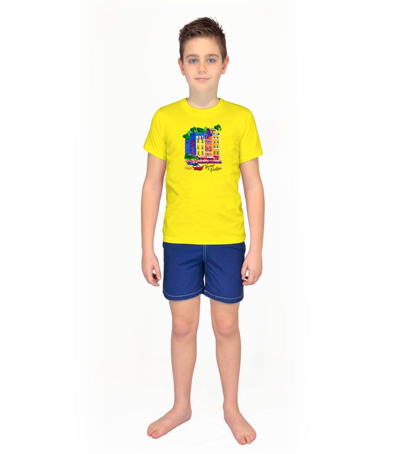 Zeybra T-SHIRT BAMBINO GIALLO Vendite Flash