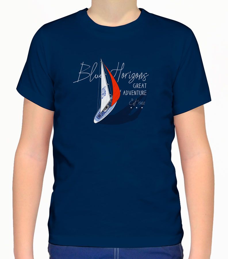 Zeybra T-SHIRT BAMBINO BLU Moda