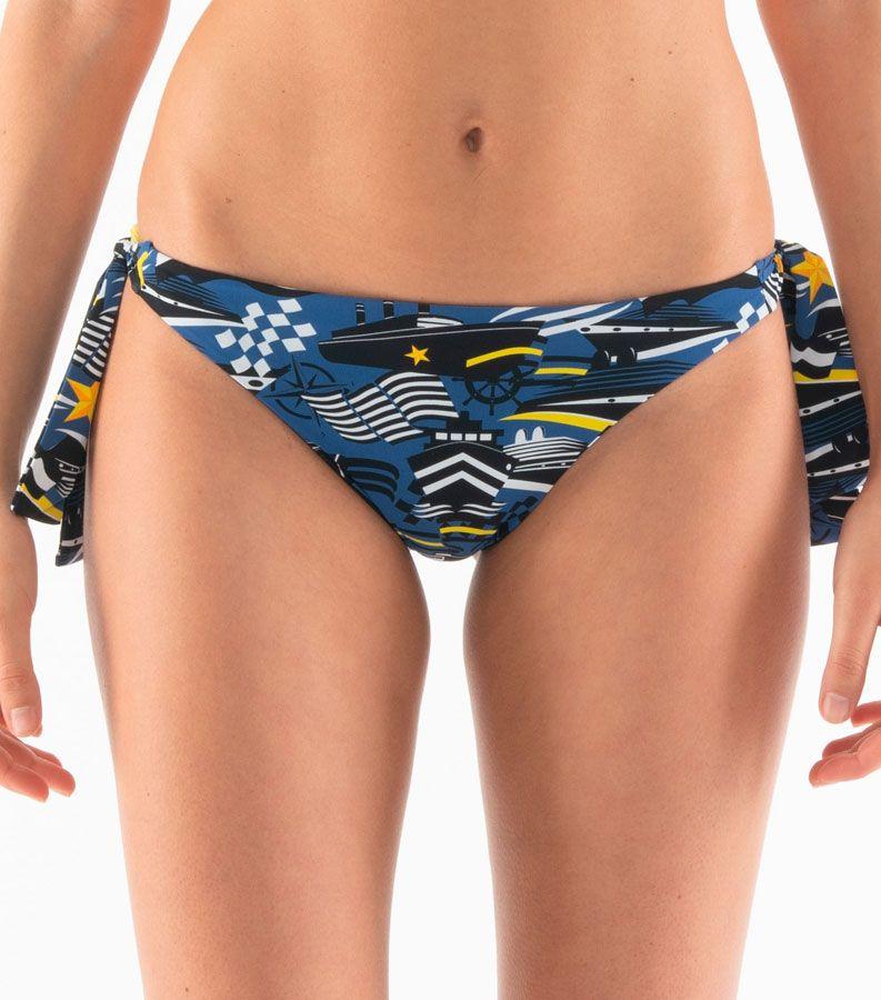 Zeybra SLIP DONNA REVERSIBILE NAUTICO BLU Spedizione Gratuita