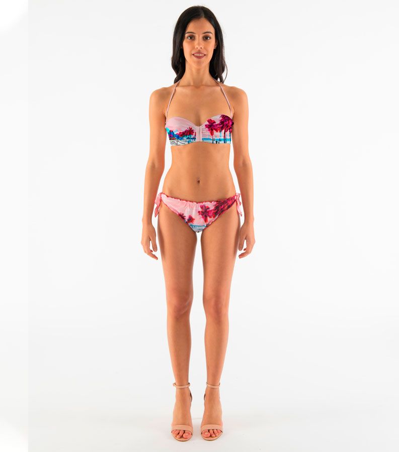 Zeybra SLIP DONNA ARRICCIATO BRASILE ROSA Pezzi Unici