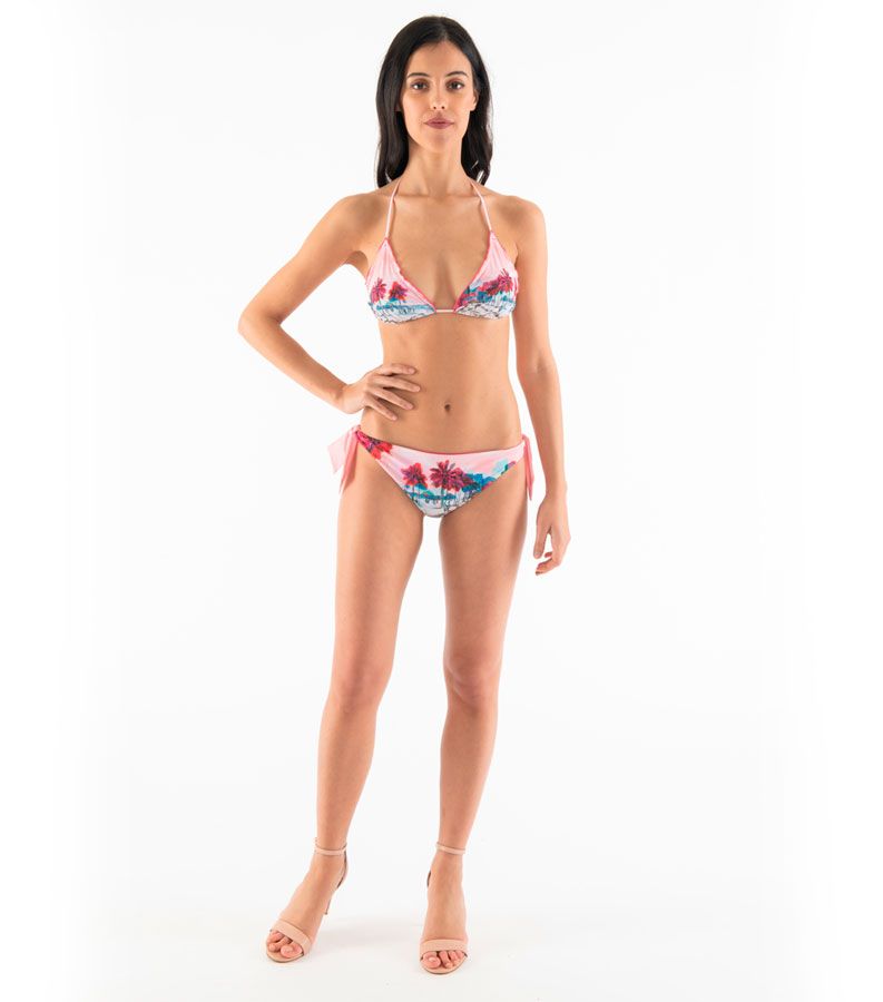 Zeybra TRIANGOLO DONNA ARRICCIATO BRASILE ROSA Soddisfazione Garantita