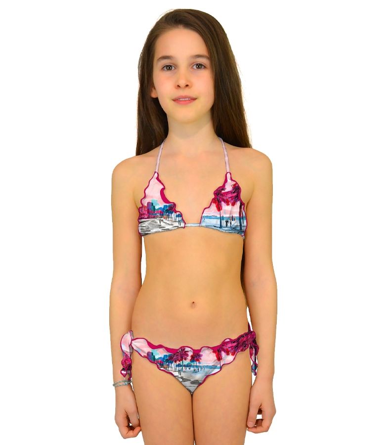 Zeybra SLIP BAMBINA ARRICCIATO BRASILE ROSA Economico