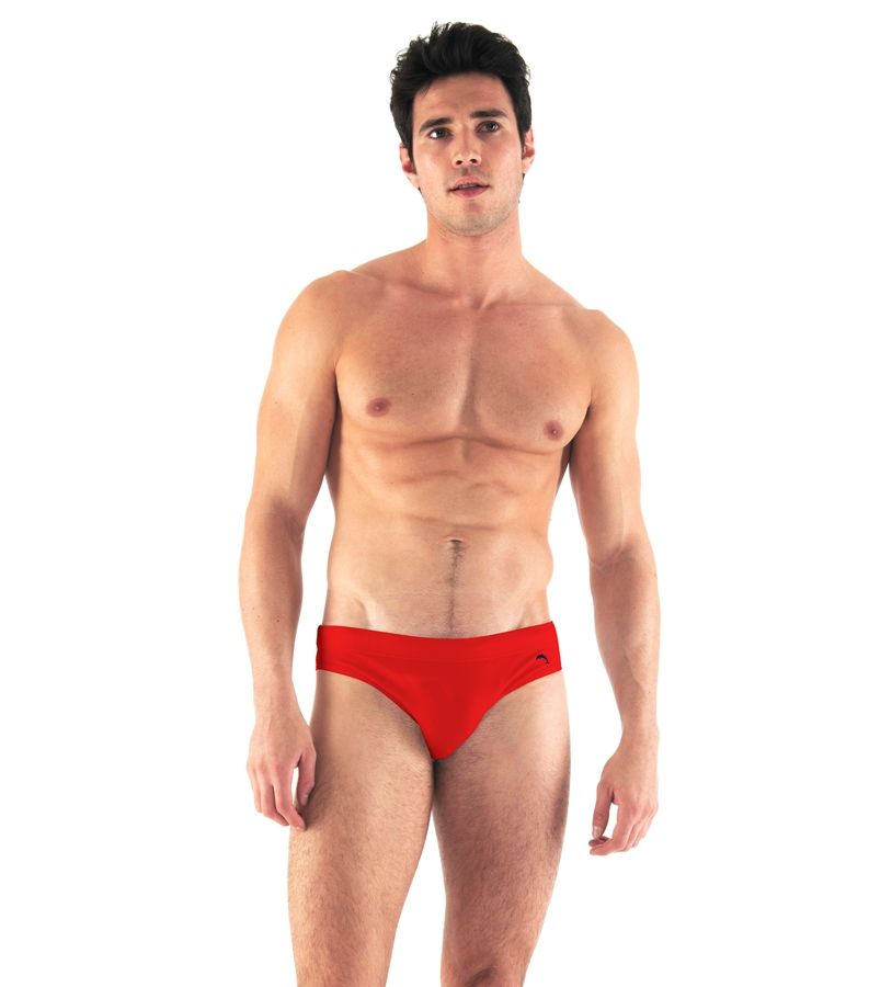 Zeybra SLIP UOMO TINTA UNITA RED RACE Nuova