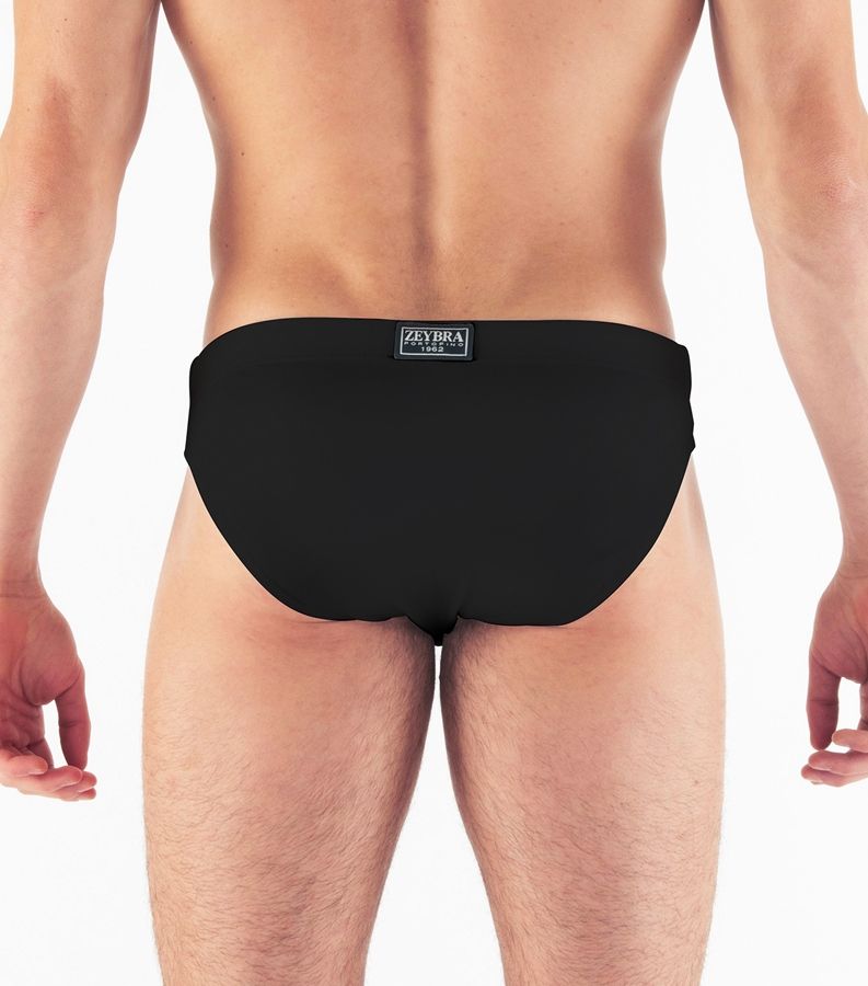 Zeybra SLIP UOMO TINTA UNITA BLACK 2025