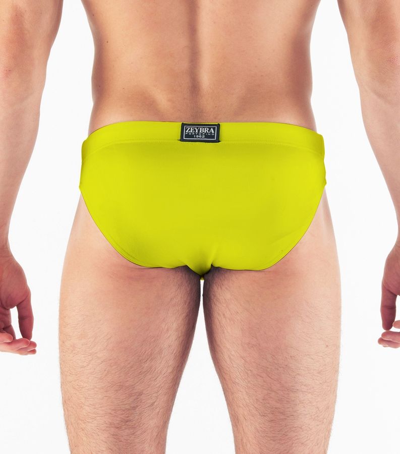 Zeybra SLIP UOMO TINTA UNITA GIALLO FLUO In Linea