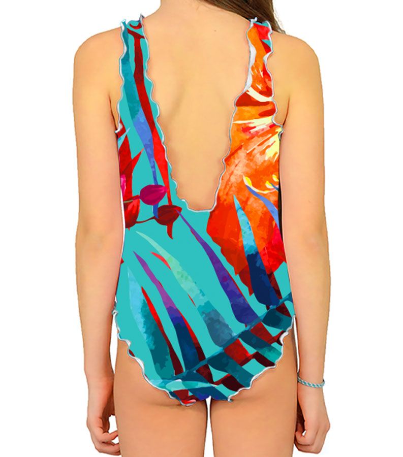 Zeybra COSTUME INTERO BAMBINA GIUNGLA BALI Nuova