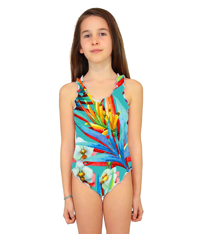 Zeybra COSTUME INTERO BAMBINA GIUNGLA BALI Nuova