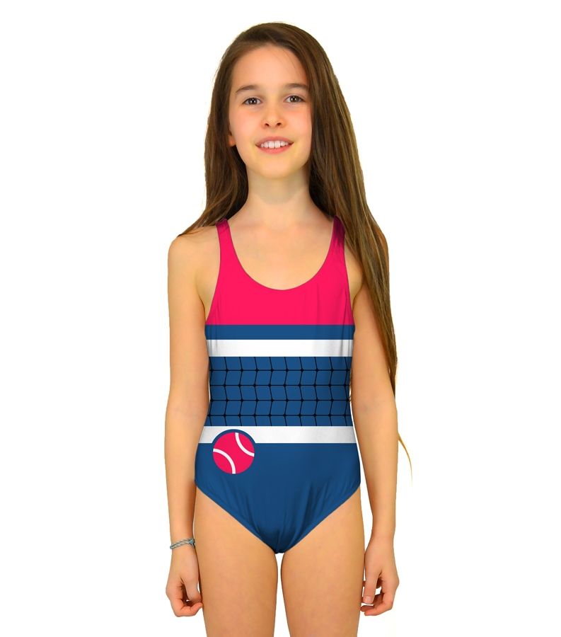 Zeybra COSTUME INTERO BAMBINA TENNIS COBALTO Italy