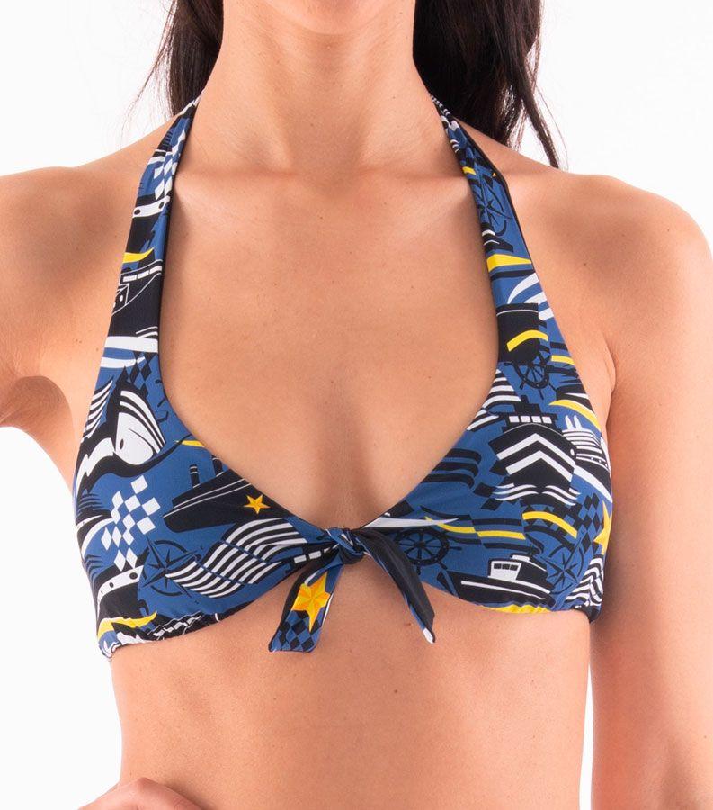 Zeybra TRIANGOLO DONNA VELA REVERSIBILE NAUTICO BLU Presa
