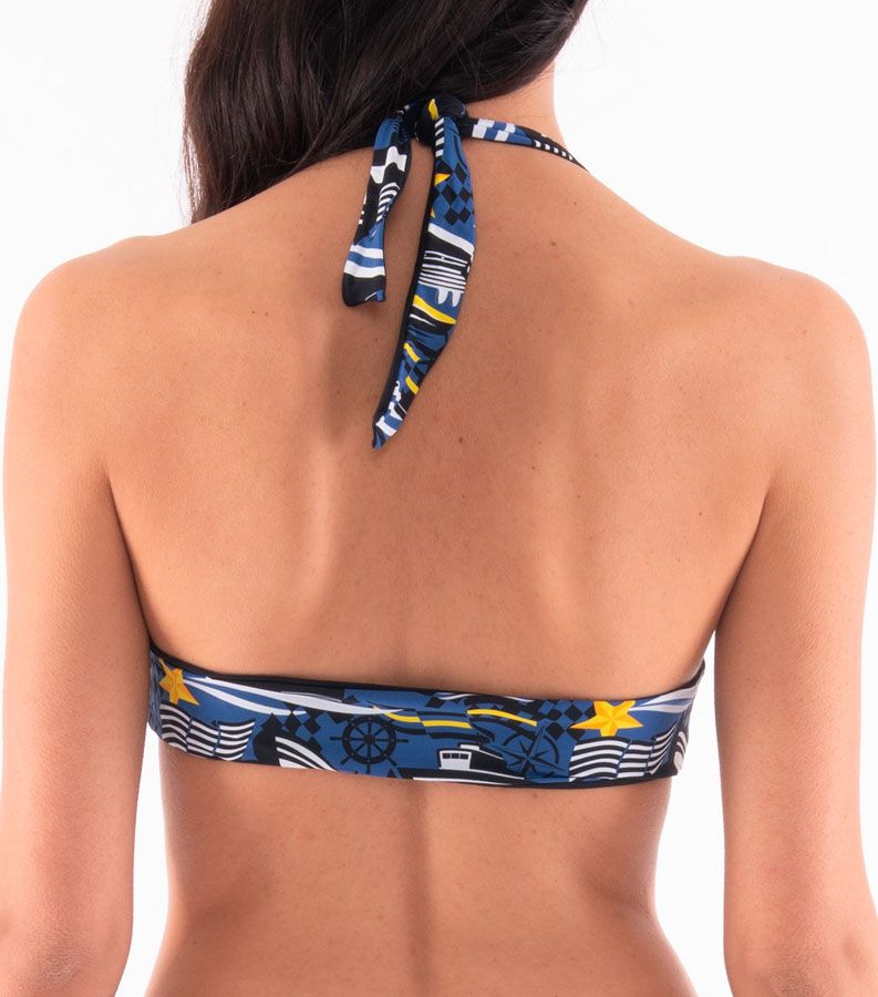 Zeybra TRIANGOLO DONNA VELA REVERSIBILE NAUTICO BLU Presa