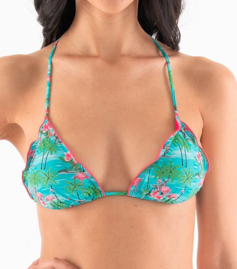 Zeybra TRIANGOLO DONNA ARRICCIATO FENICOTTERI ACQUA Offerte