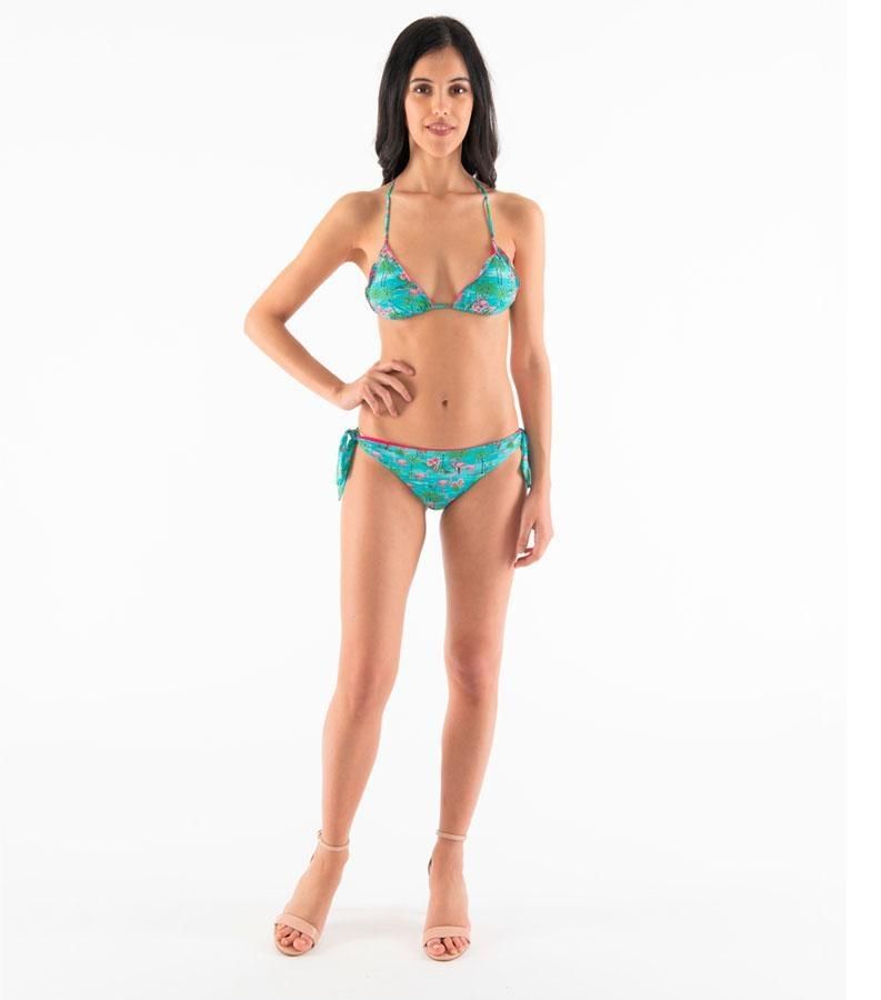Zeybra TRIANGOLO DONNA ARRICCIATO FENICOTTERI ACQUA Offerte