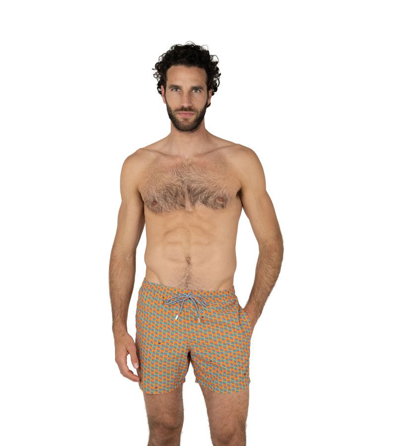 Zeybra COSTUME UOMO POLAROID ORANGE Nuovo
