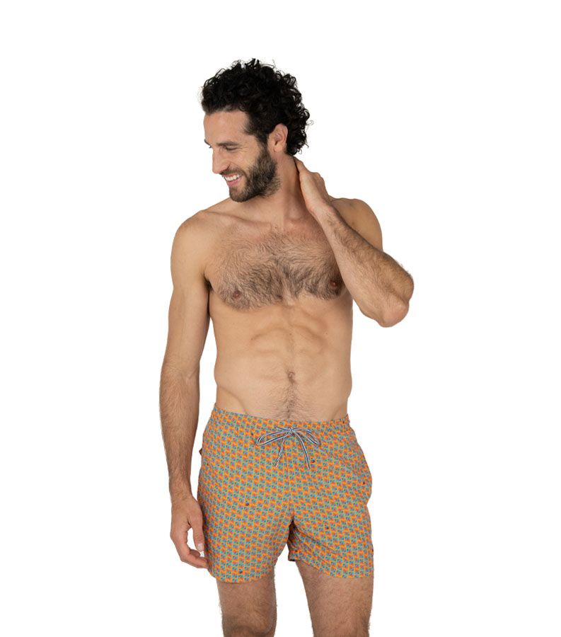 Zeybra COSTUME UOMO POLAROID ORANGE Nuovo