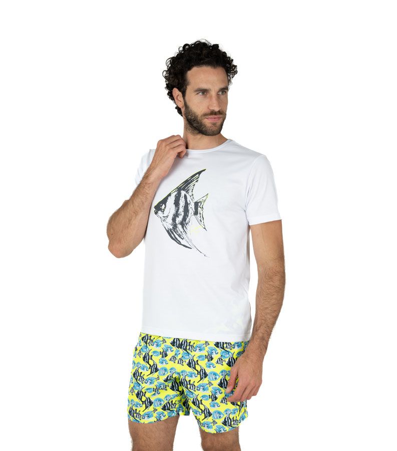 Zeybra COSTUME UOMO PESCI RECYCLED GIALLO FLUO Offerta