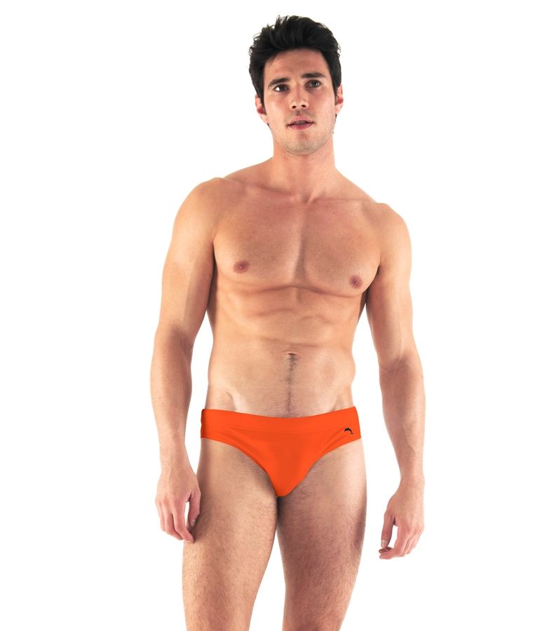 Zeybra SLIP UOMO TINTA UNITA ORANGE FLUO Nuovo