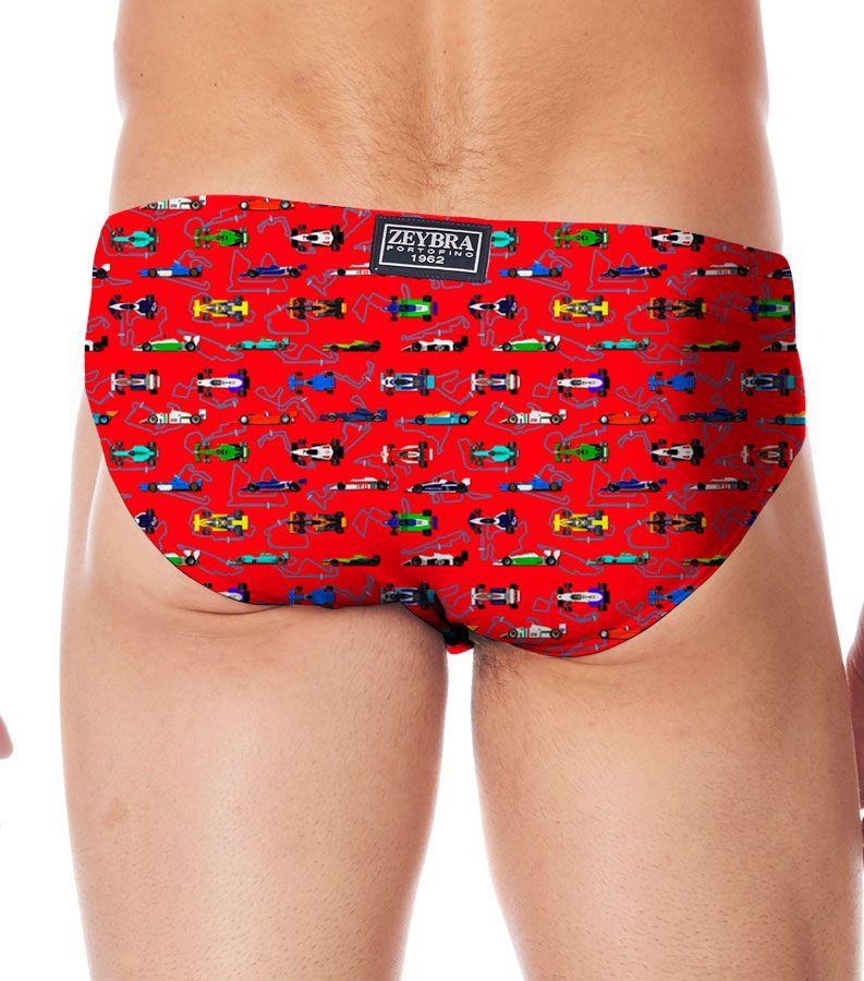 Zeybra SLIP ALTO UOMO FORMULA 1 RED RACE Promozione