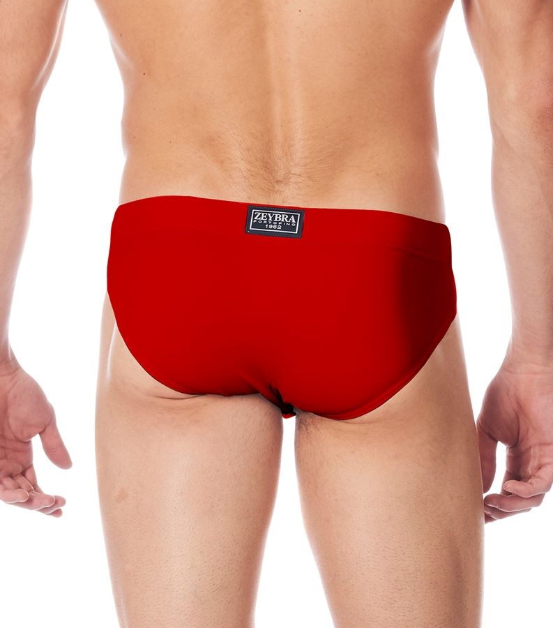 Zeybra SLIP ALTO UOMO TINTA UNITA RED RACE Pezzi Unici