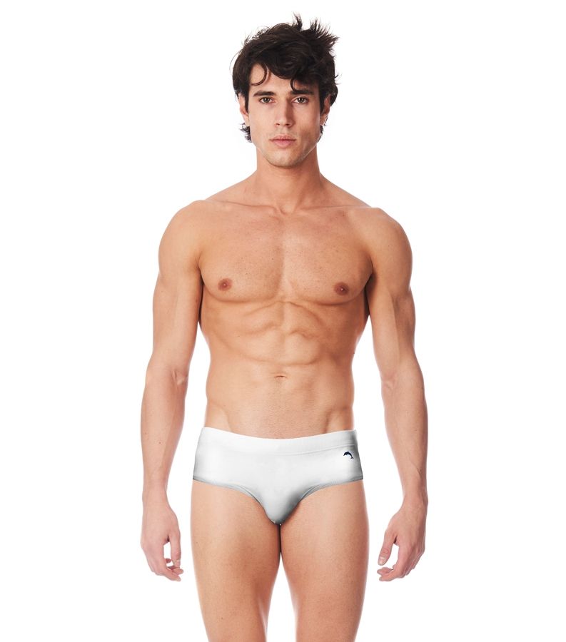 Zeybra SLIP ALTO UOMO TINTA UNITA BIANCO Soddisfazione Garantita