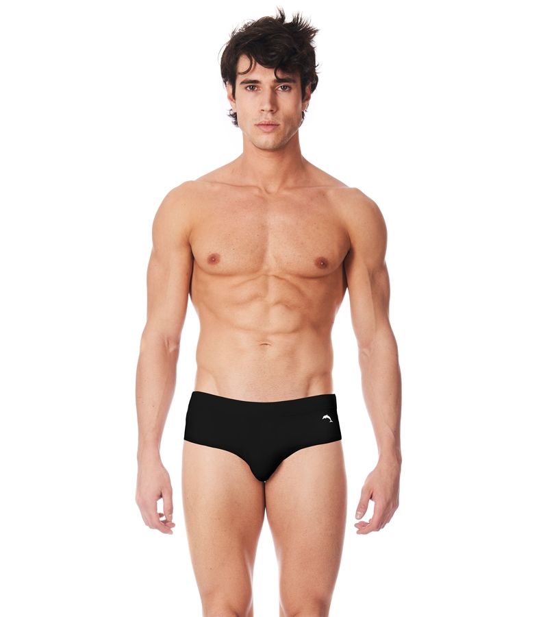 Zeybra SLIP ALTO UOMO TINTA UNITA BLACK Qualità Garantita