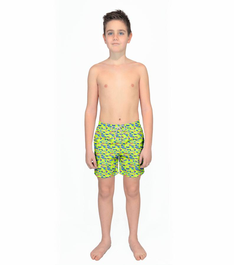 Zeybra COSTUME BAMBINO BARCHE LIME Offerta