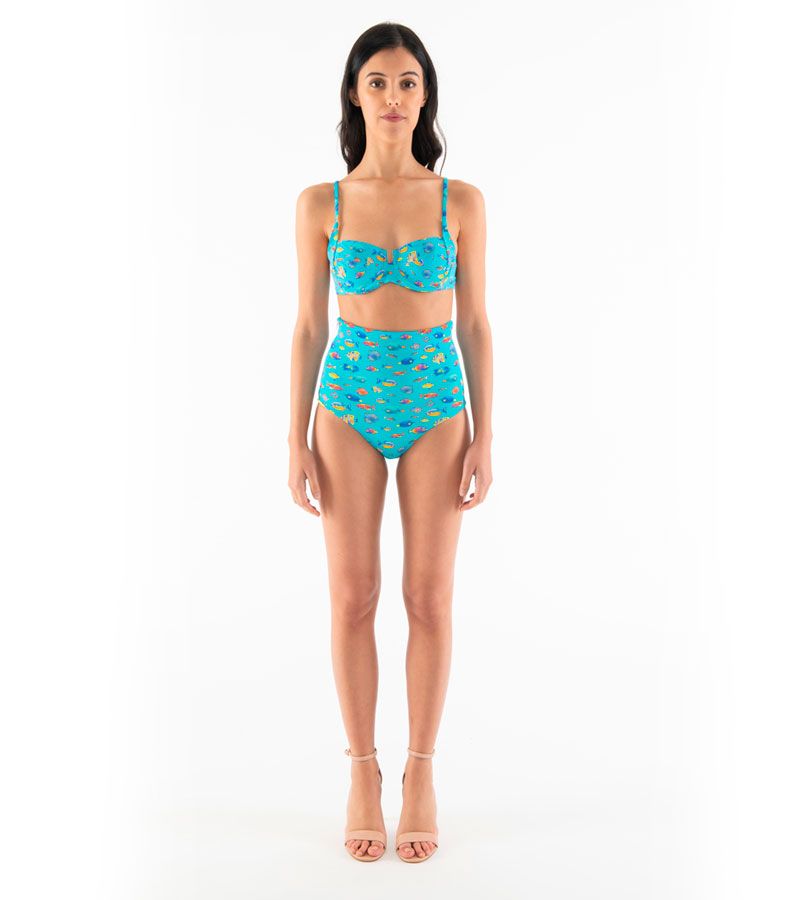 Zeybra COSTUME DONNA A BALCONCINO PESCI HAWAY Presa