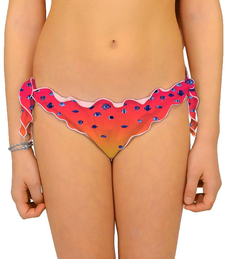 Zeybra SLIP BAMBINA PESCI SFUMATO CORALLO FLUO Negozio