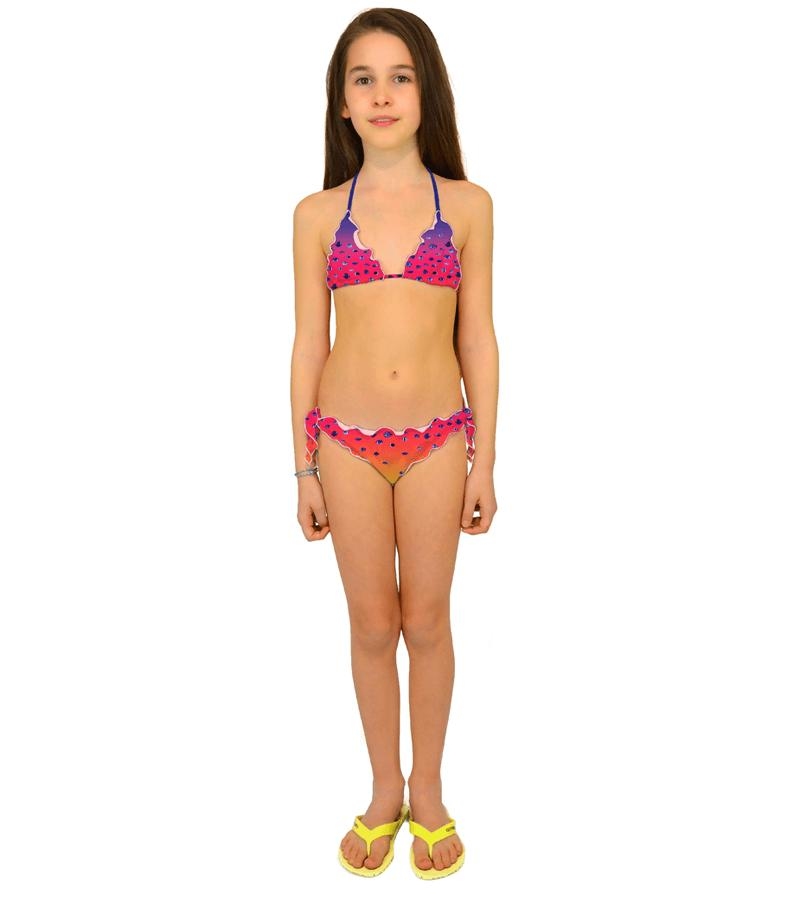 Zeybra SLIP BAMBINA PESCI SFUMATO CORALLO FLUO Negozio