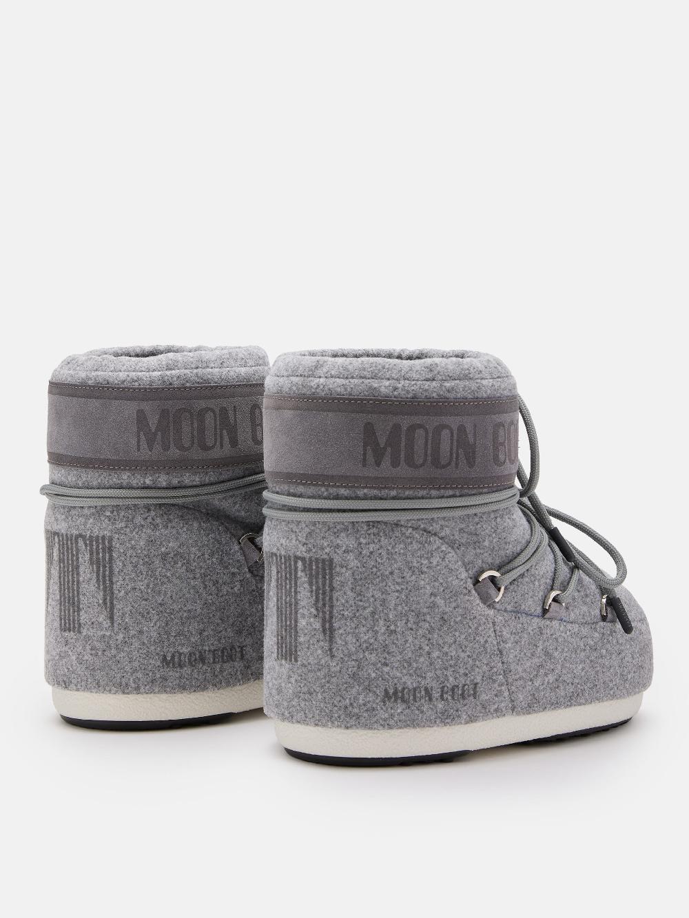 Moon Boot ICON LOW FELT GRIGIO Sottocosto