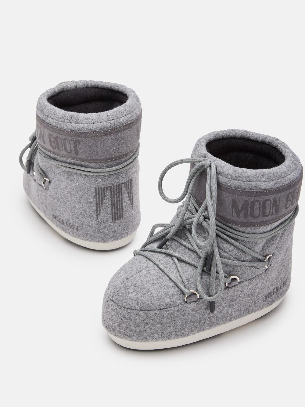 Moon Boot ICON LOW FELT GRIGIO Sottocosto