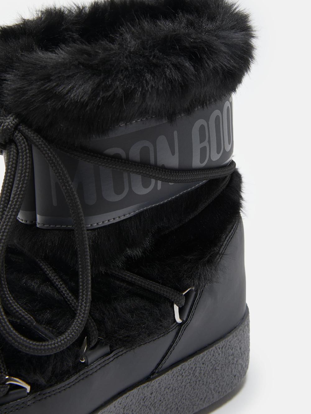 Moon Boot LTRACK LOW FAUX FUR NERO Economico