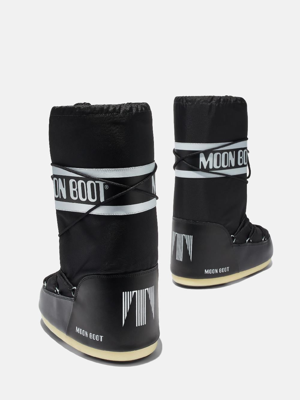 Moon Boot ICON NERO IN NYLON Vendita Calda
