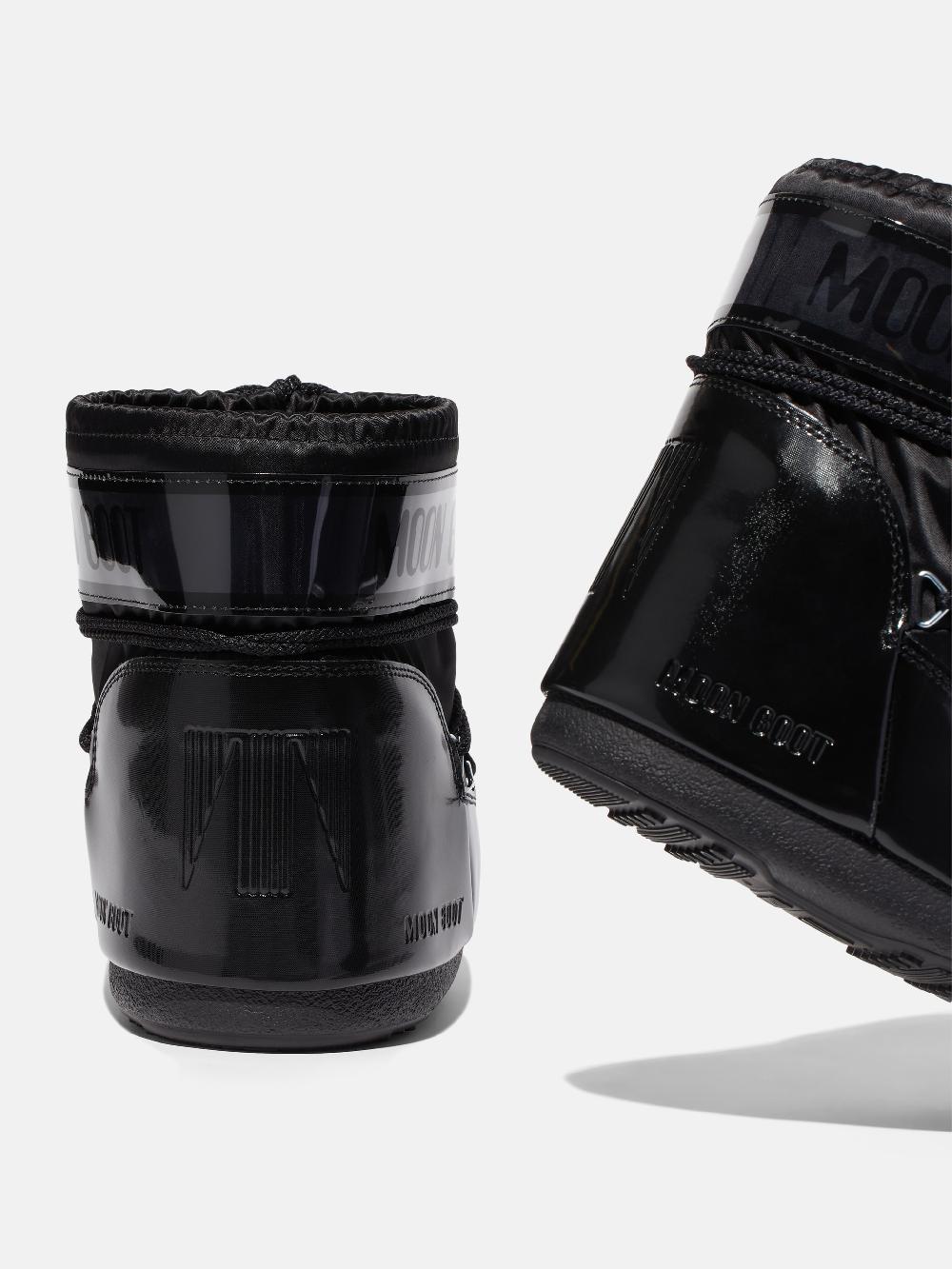 Moon Boot ICON LOW GLANCE NERO IN RASO I Più Venduti