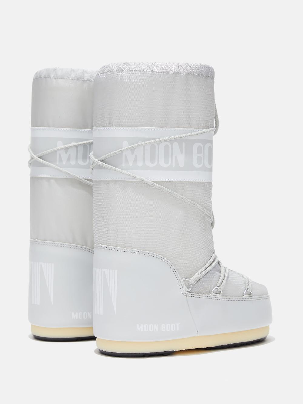 Moon Boot ICON GRIGIO IN NYLON Nuova