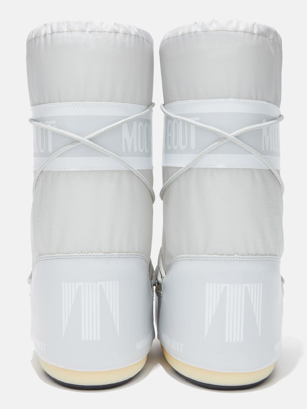 Moon Boot ICON GRIGIO IN NYLON Nuova