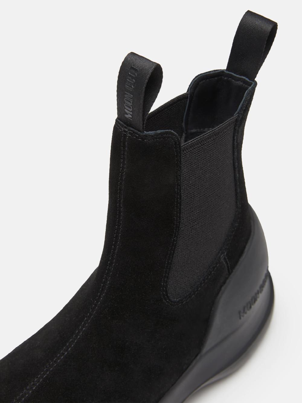 Moon Boot STIVALE LUNA CHELSEA NERO IN PELLE SCAMOSCIATA Moda