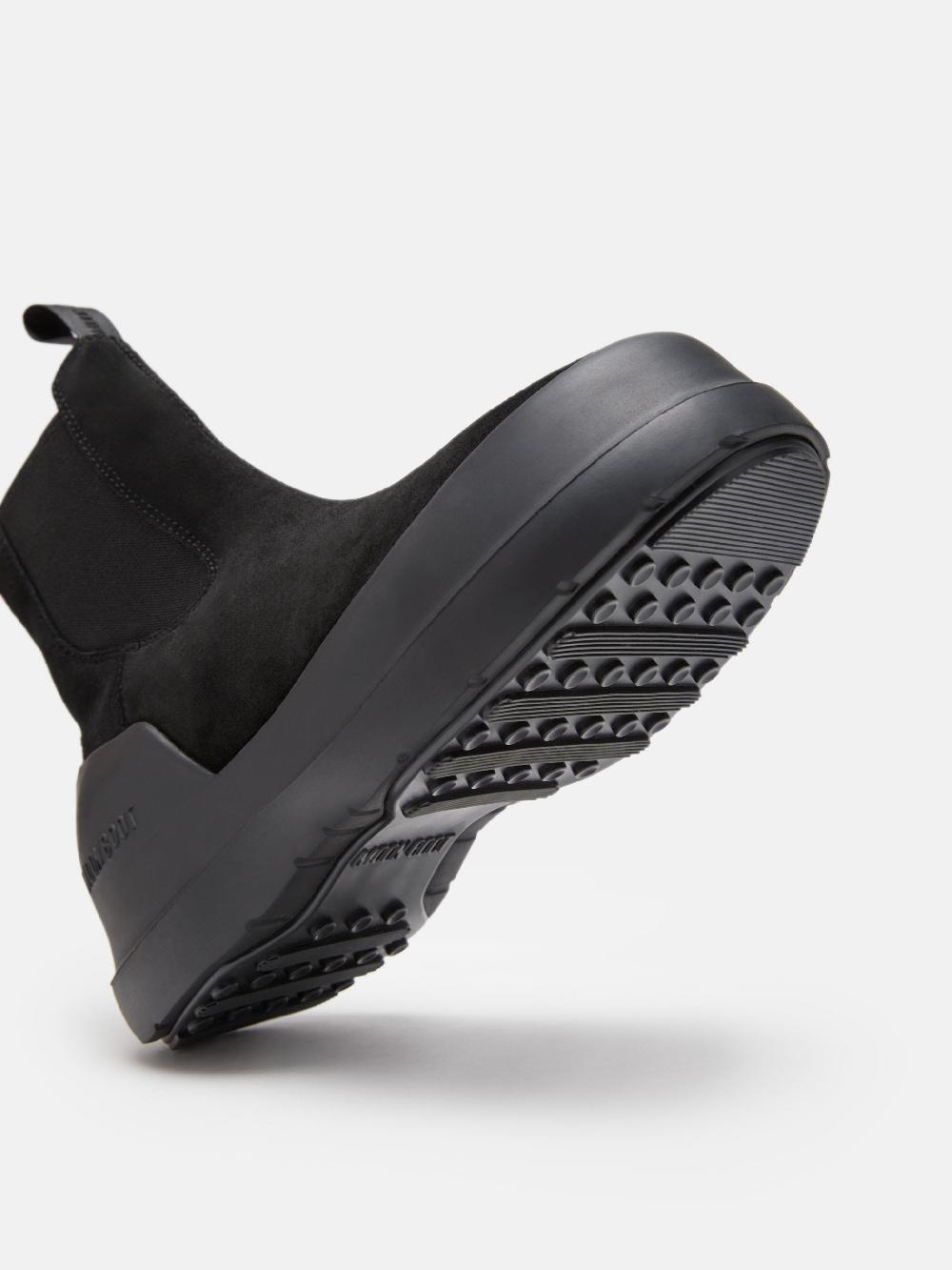 Moon Boot STIVALE LUNA CHELSEA NERO IN PELLE SCAMOSCIATA Moda